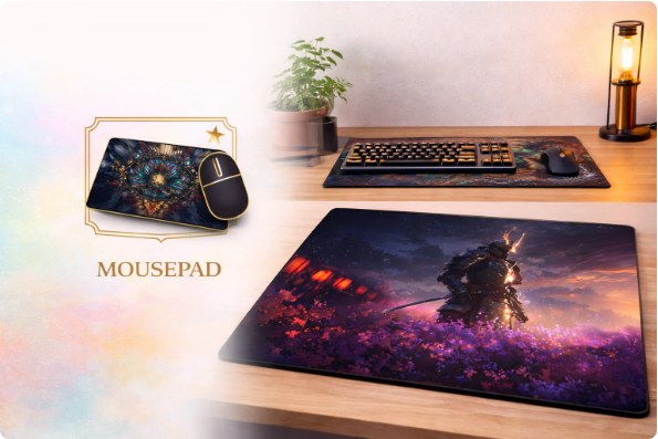 Charmbi mousepad ürün vitrini